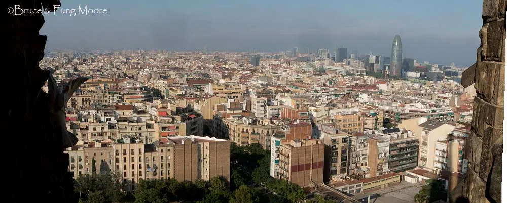The Nativity Facade view The Nativity Facade view of Barcelona