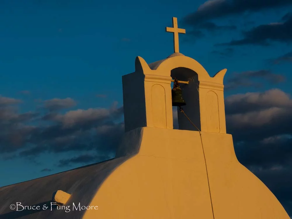 Oia Church at sunset