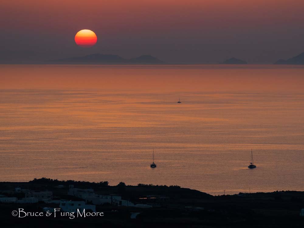 Finikia Sunset, Santorini