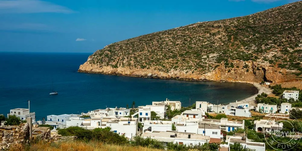 The village of Apollonas Apollonas, Naxos