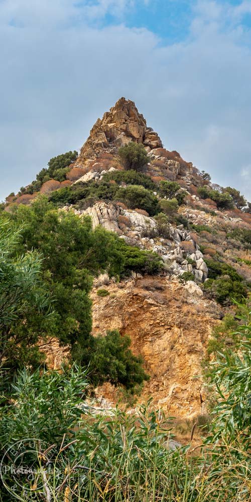 marble peak on Naxos