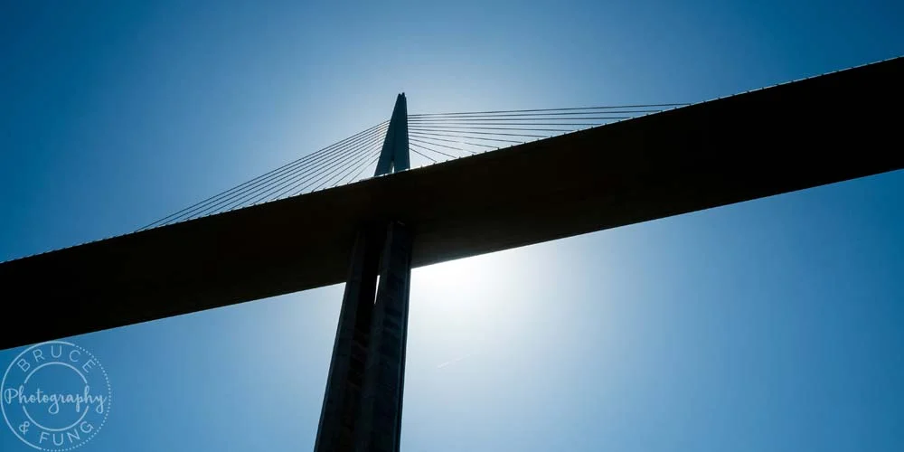 Underneath the Millau Viaduct