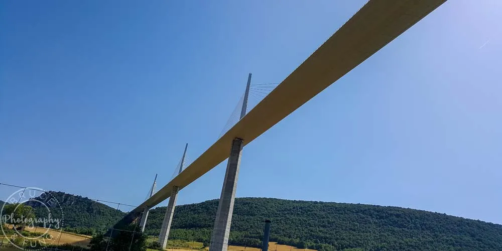 Underneath the Millau Viaduct