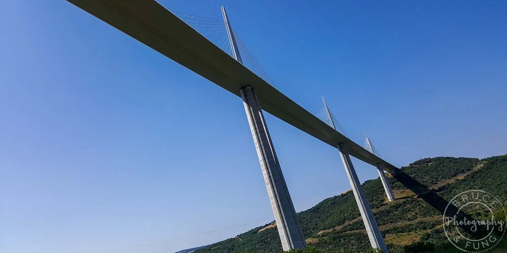 Underneath the Millau Viaduct