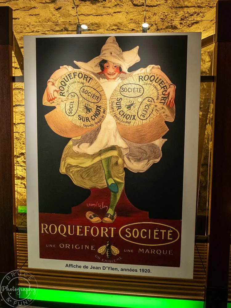 A Société cheese promotional poster