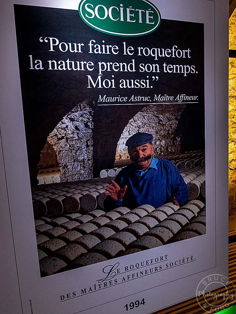 A Société cheese promotional poster