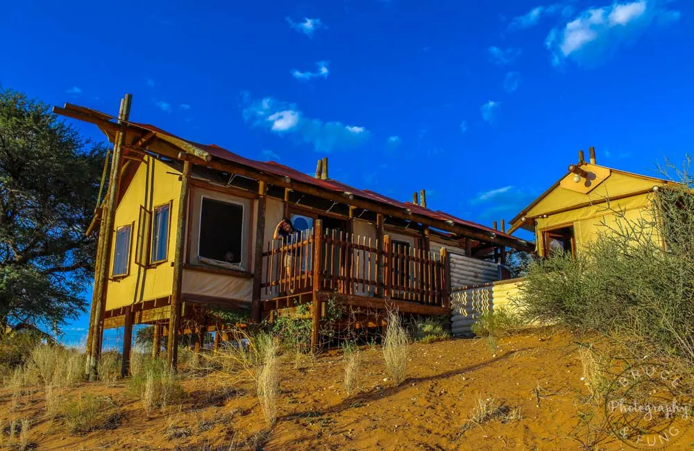 Our unit at the Kalahari Tented Camp in Kgalagadi