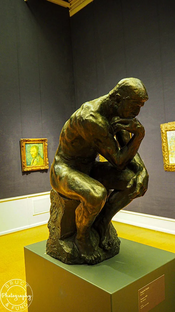 The Thinker by Rodin in the Oslo National Gallery