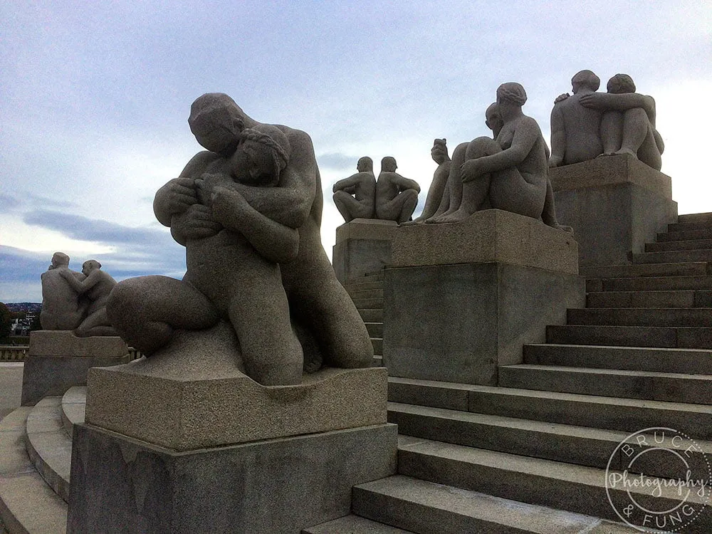 couples statues at Vigeland Sculpture Park, Oslo